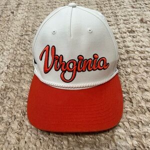 Virginia Cavaliers white and orange hat